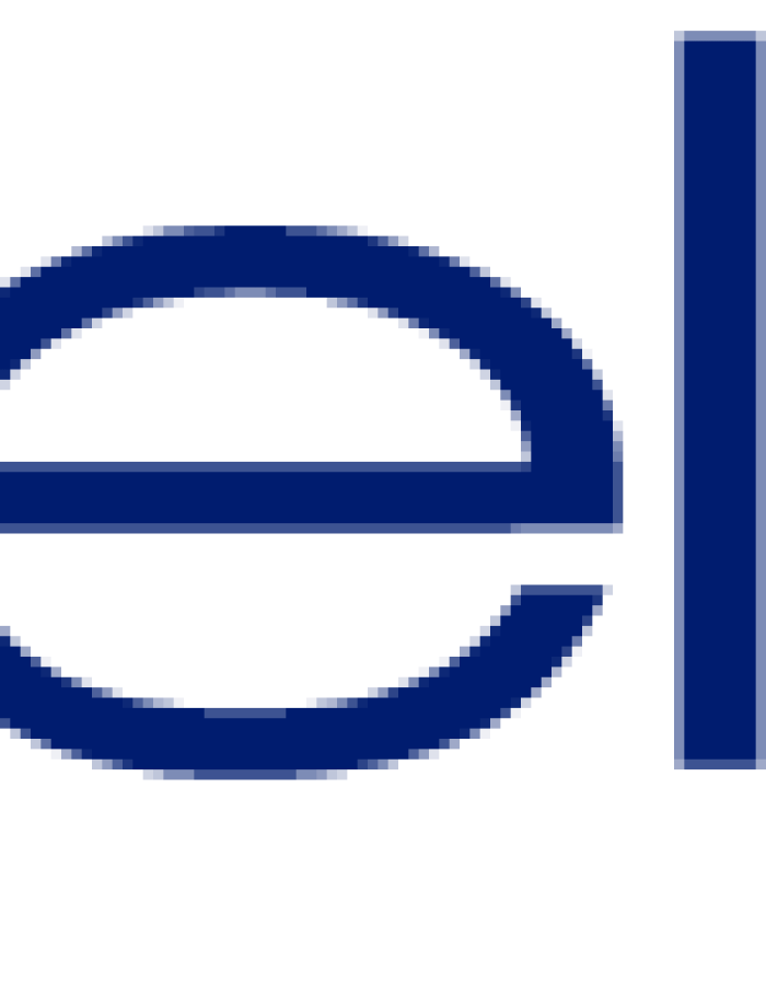 Logo en azul de Vinipel, líder en soluciones de embalaje y maquinaria industrial