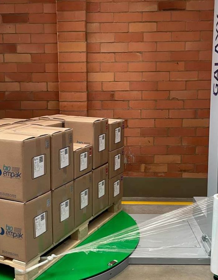 Paletizado automático: Máxima protección y estabilidad en cada carga