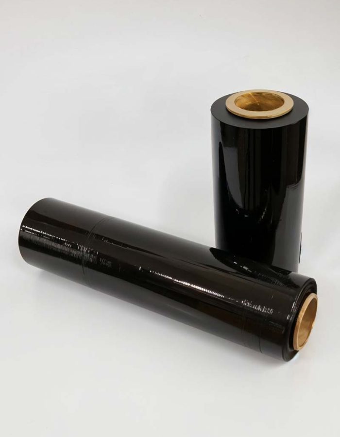 Film Stretch negro para mayor protección y privacidad