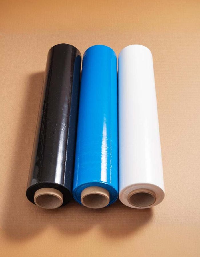 Película stretch de colores para identificación y embalaje