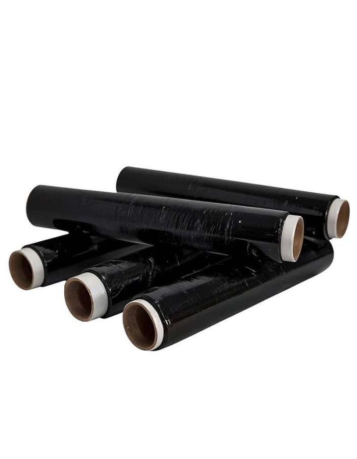 Film stretch negro en tamaño compacto