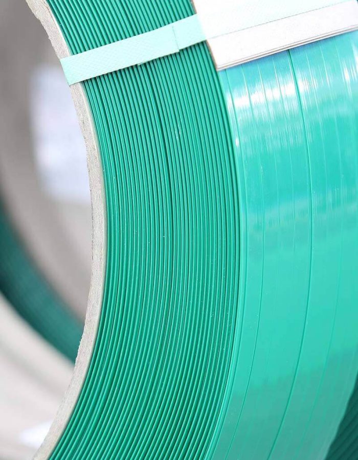 Zuncho plástico resistente para asegurar carga pesada