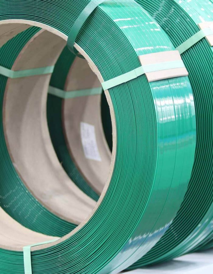 Zuncho plástico resistente para asegurar mercancía