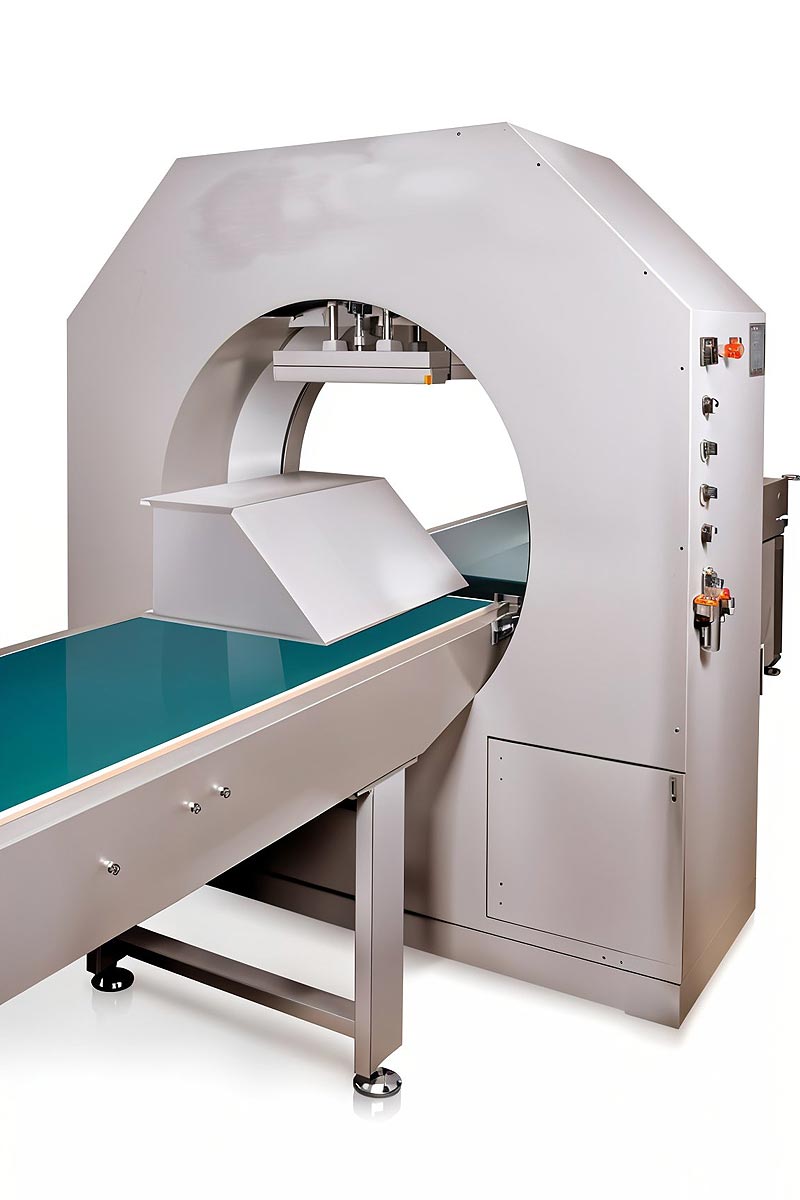 Máquina automática de paletización para optimizar embalaje industrial