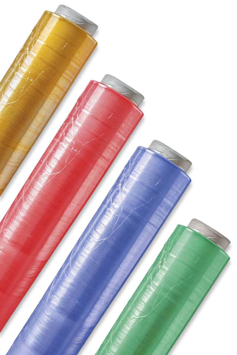 Película plástica en colores llamativos para embalaje especial