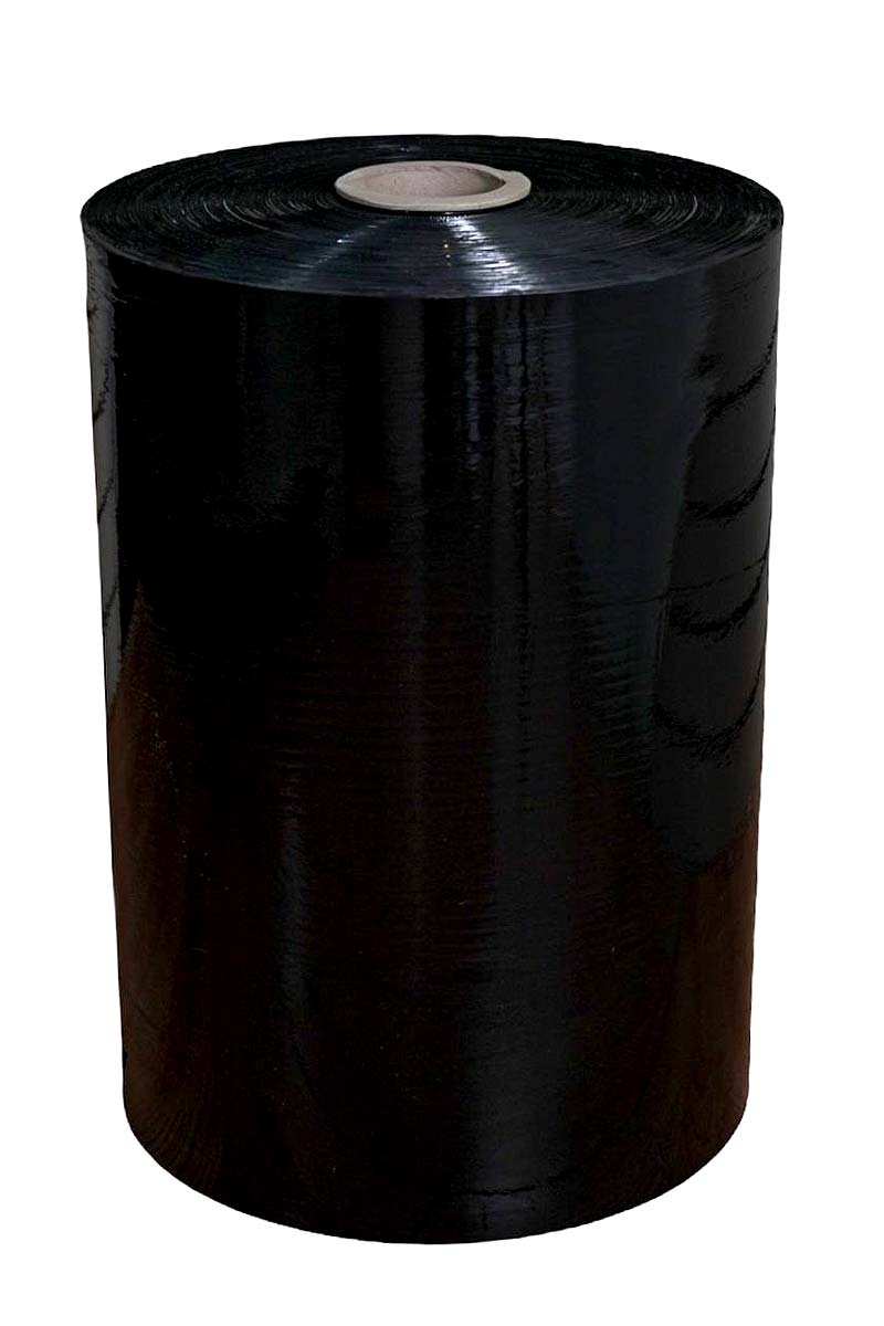 Película stretch negra para embalaje seguro