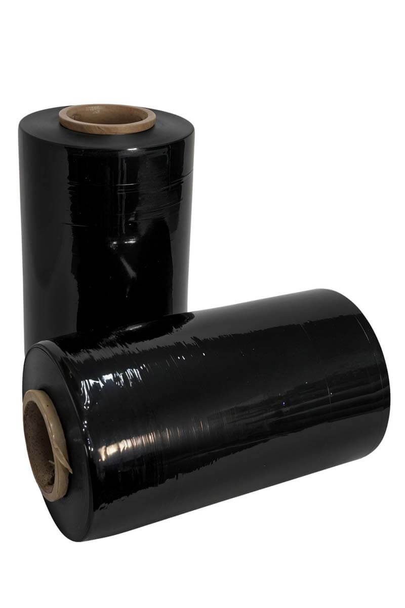 Film stretch negro, ideal para protección de envíos