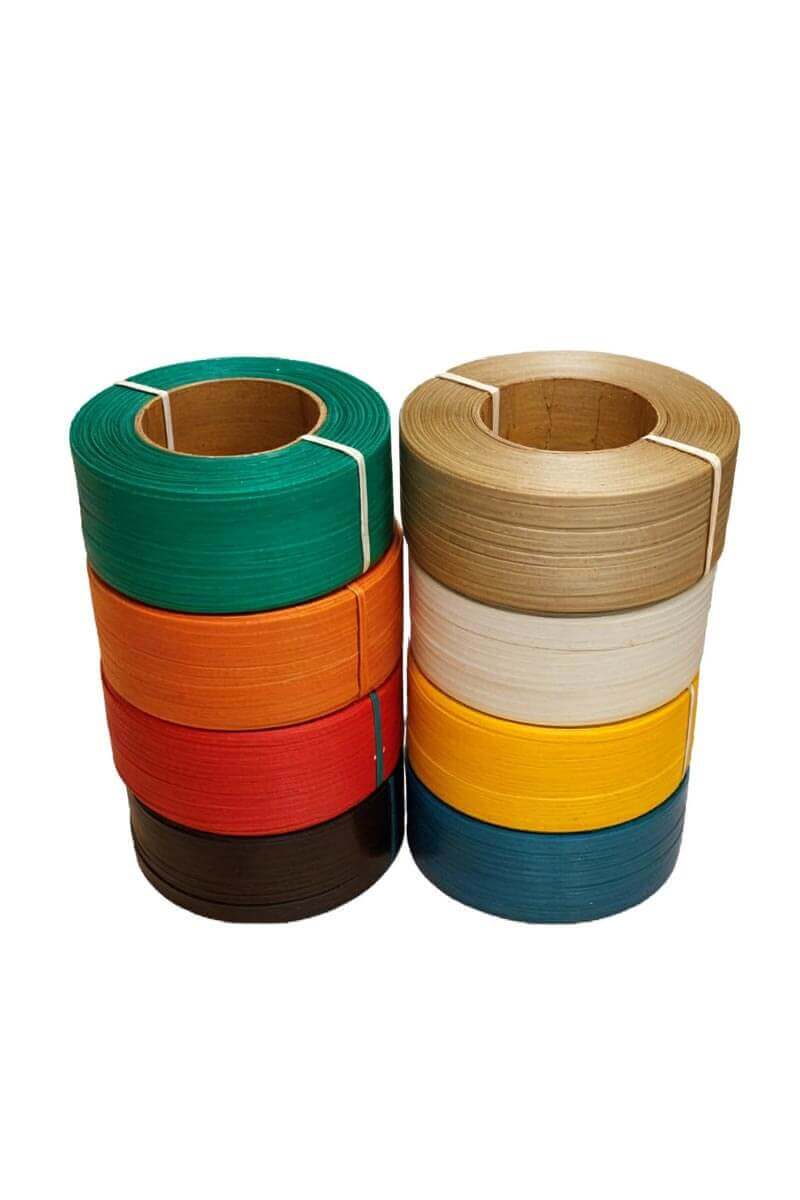 Variedad de zunchos plásticos para embalaje eficiente